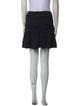Ganni Pleated Accents Mini Skirt