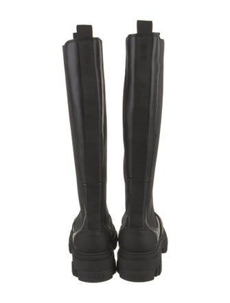 Ganni Leather Chelsea Boots