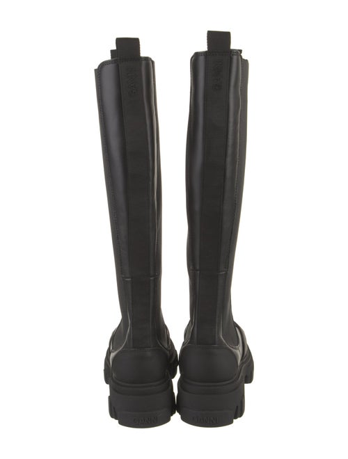 Ganni Leather Chelsea Boots