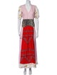 Ganni Printed Long Dress