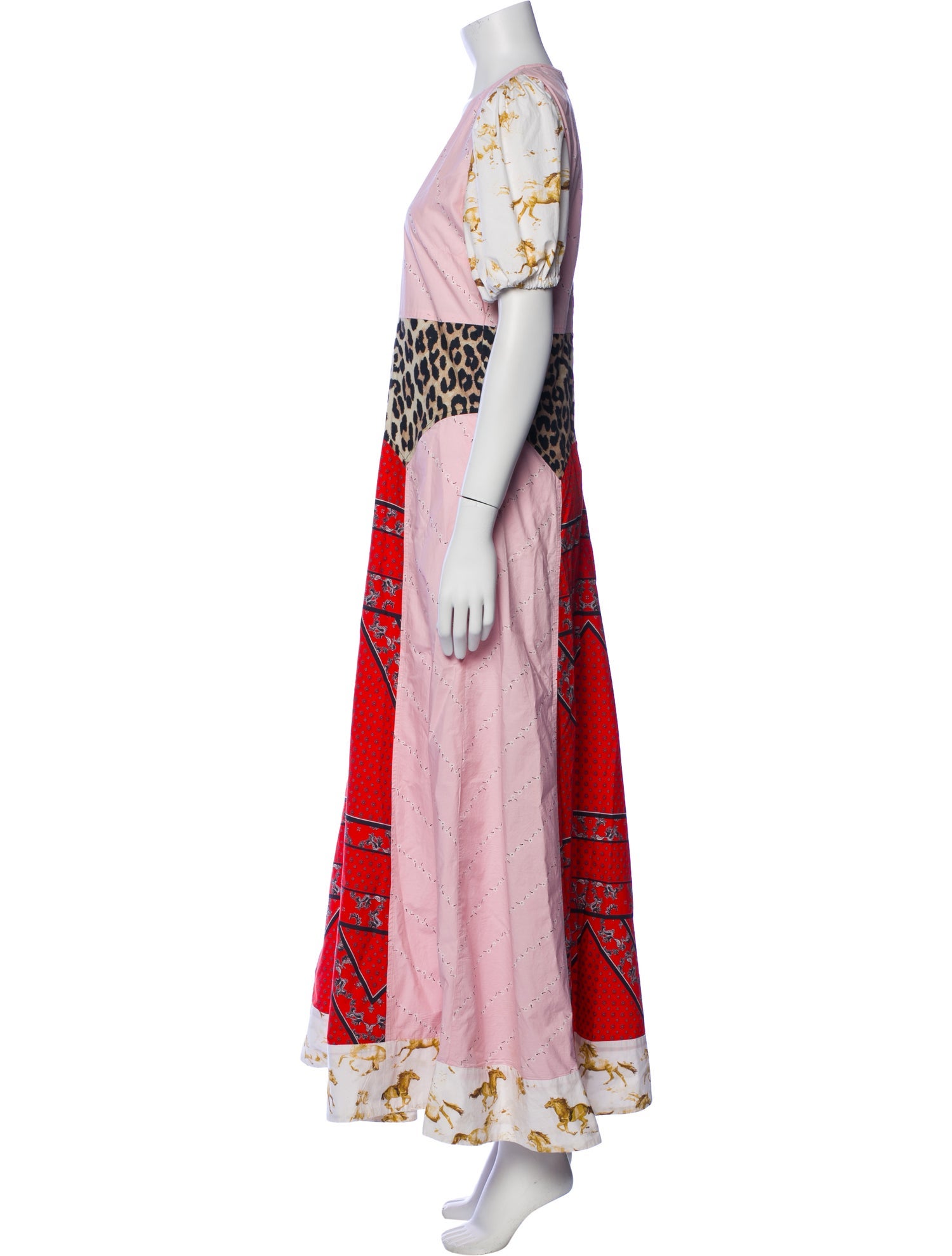 Ganni Printed Long Dress