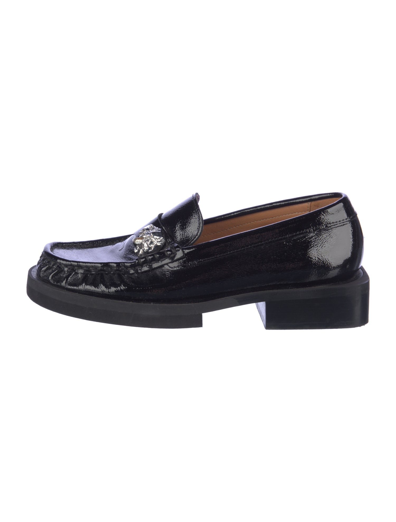 Ganni Patent Leather Loafers