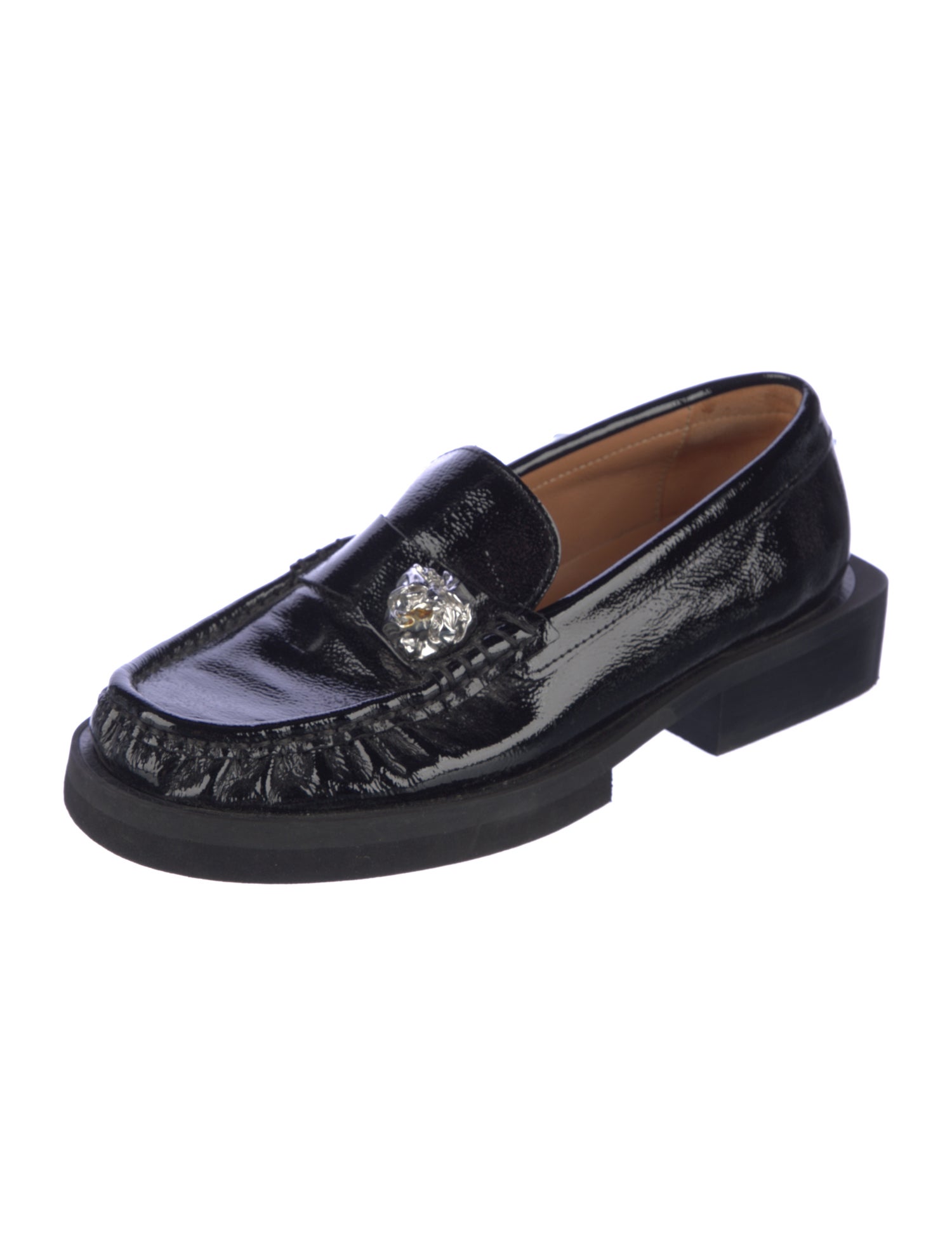 Ganni Patent Leather Loafers