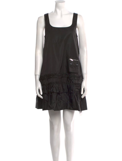 Ganni Square Neckline Mini Dress