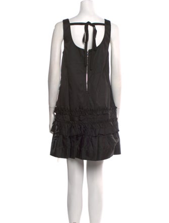 Ganni Square Neckline Mini Dress