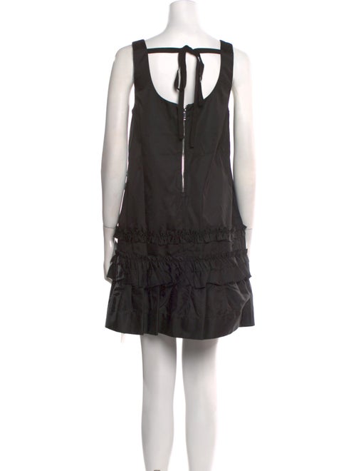 Ganni Square Neckline Mini Dress