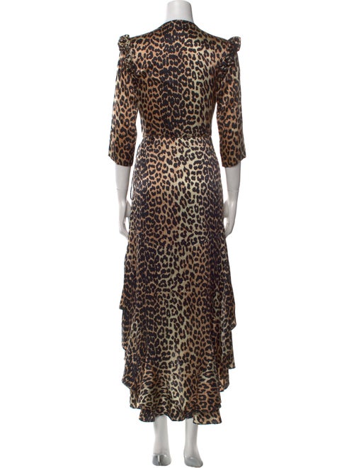 Ganni Silk Long Dress