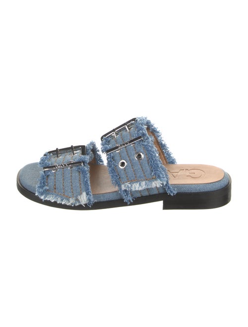 Ganni Denim Slides
