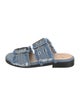Ganni Denim Slides