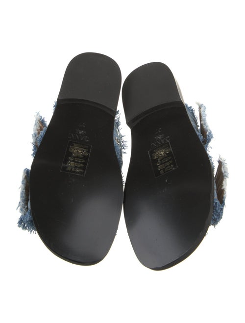 Ganni Denim Slides