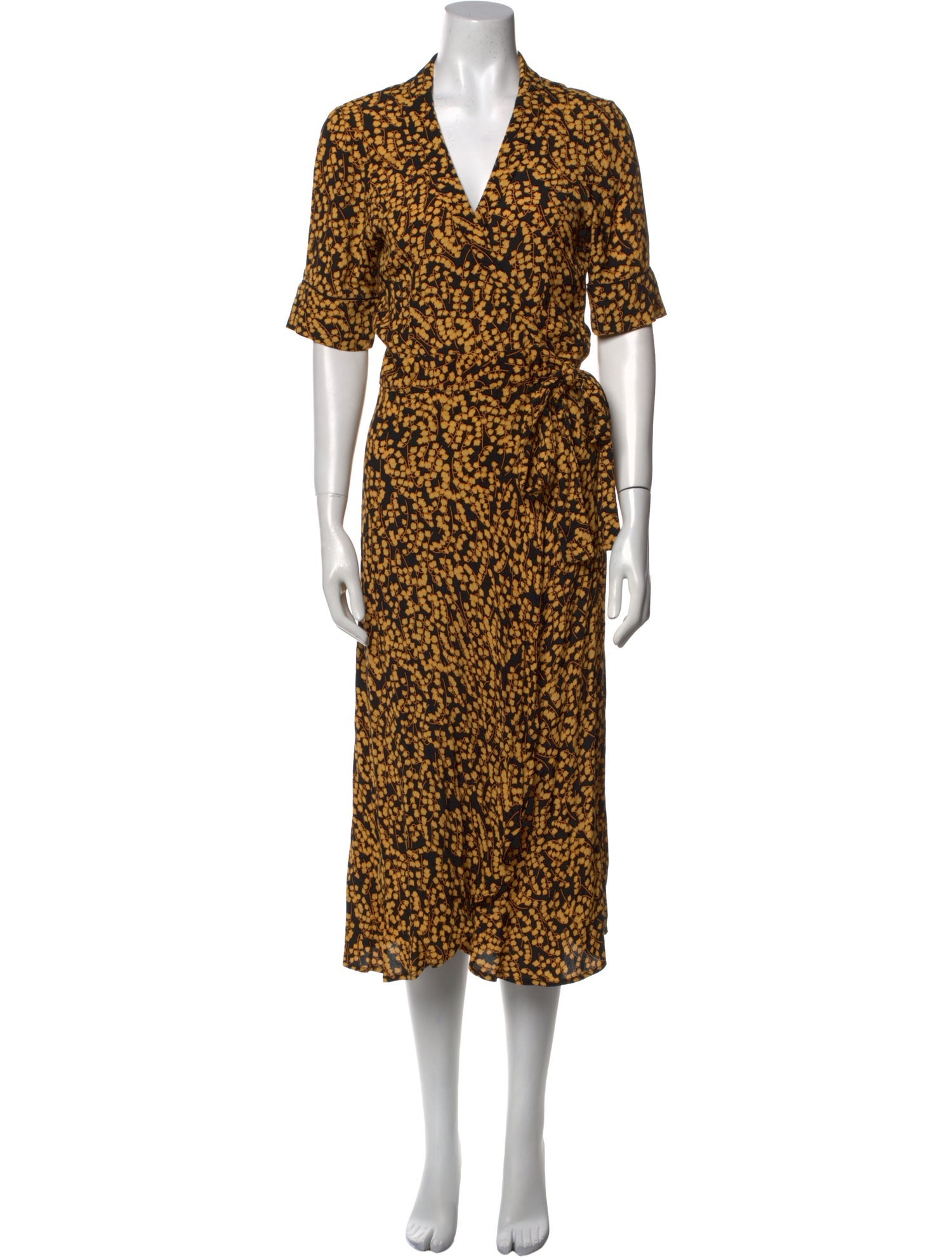 Ganni Floral Print Long Dress