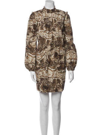 Ganni Paisley Print Mini Dress