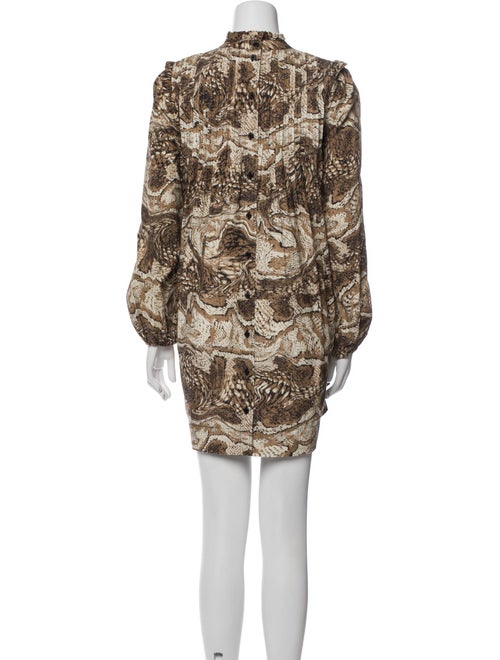 Ganni Paisley Print Mini Dress