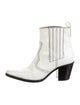Ganni Leather Western Boots