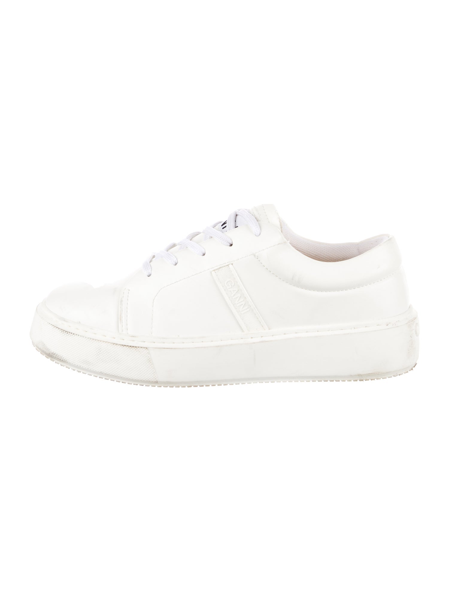 Ganni Leather Sneakers