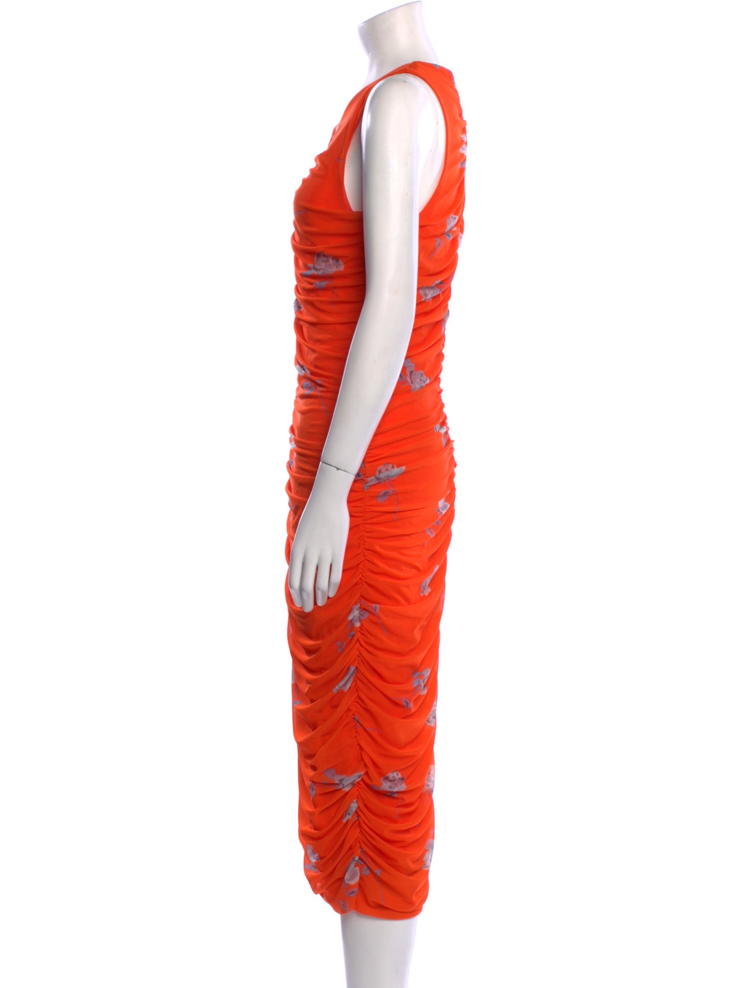 Ganni Printed Midi Length Dress w/ Tags