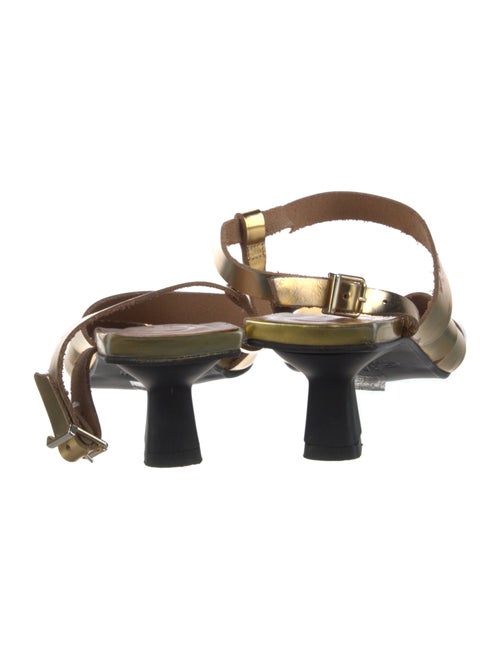Ganni Leather Slingback Sandals