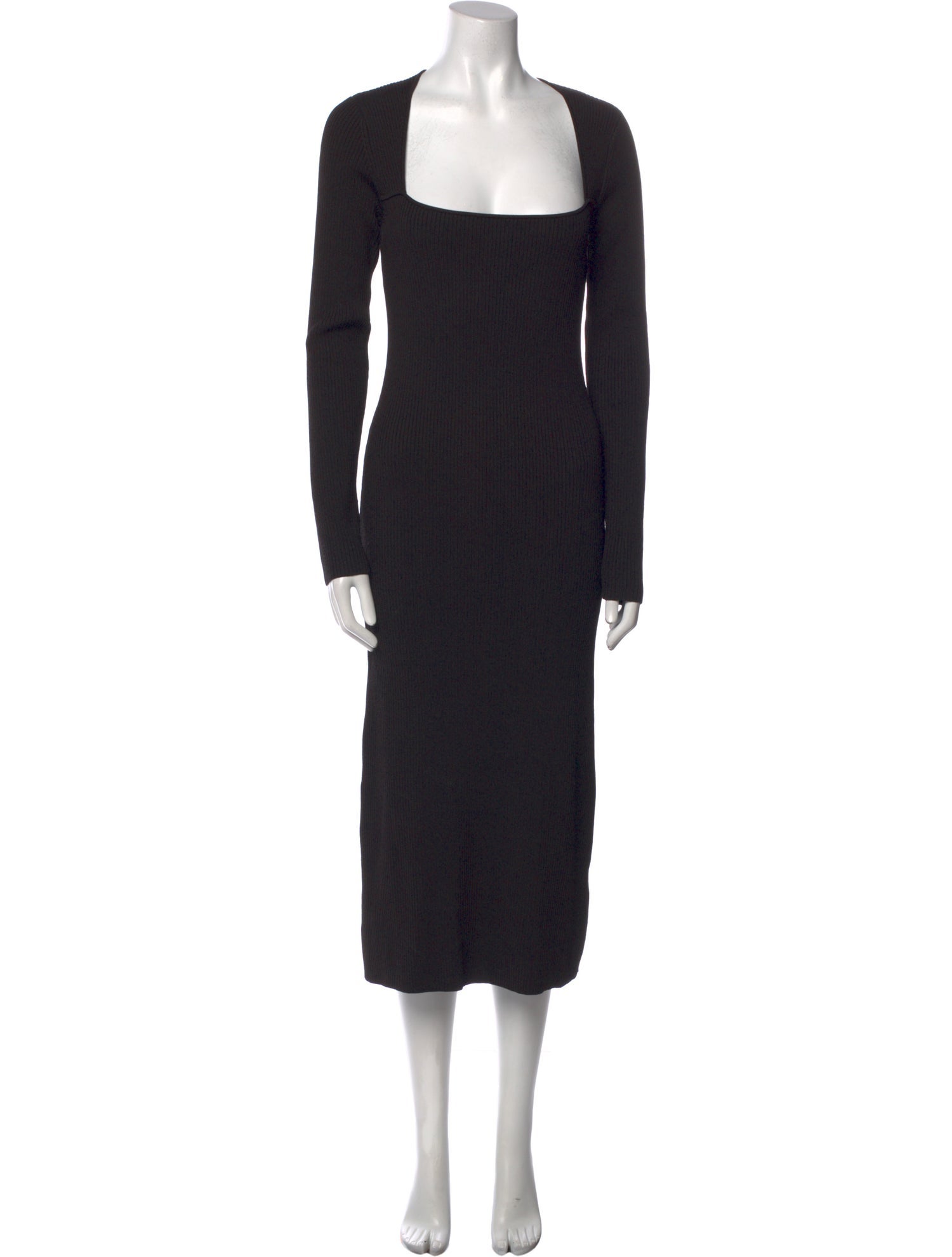 Ganni Square Neckline Long Dress