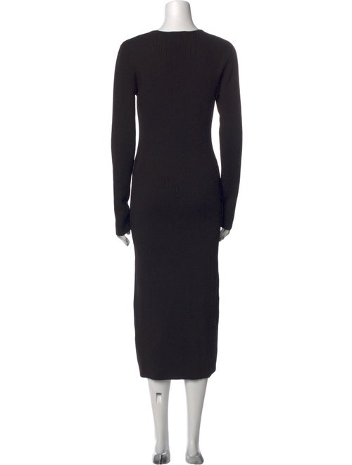 Ganni Square Neckline Long Dress