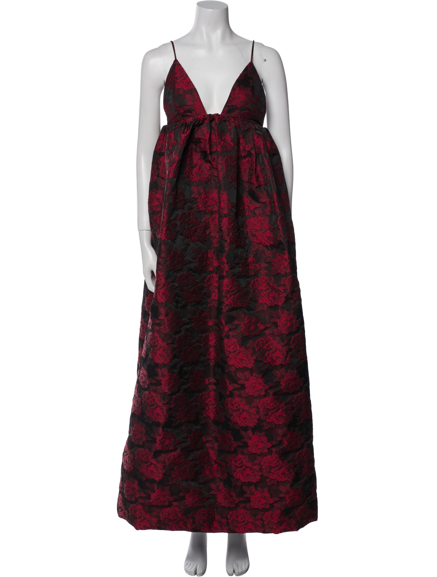 Ganni Floral Print Long Dress