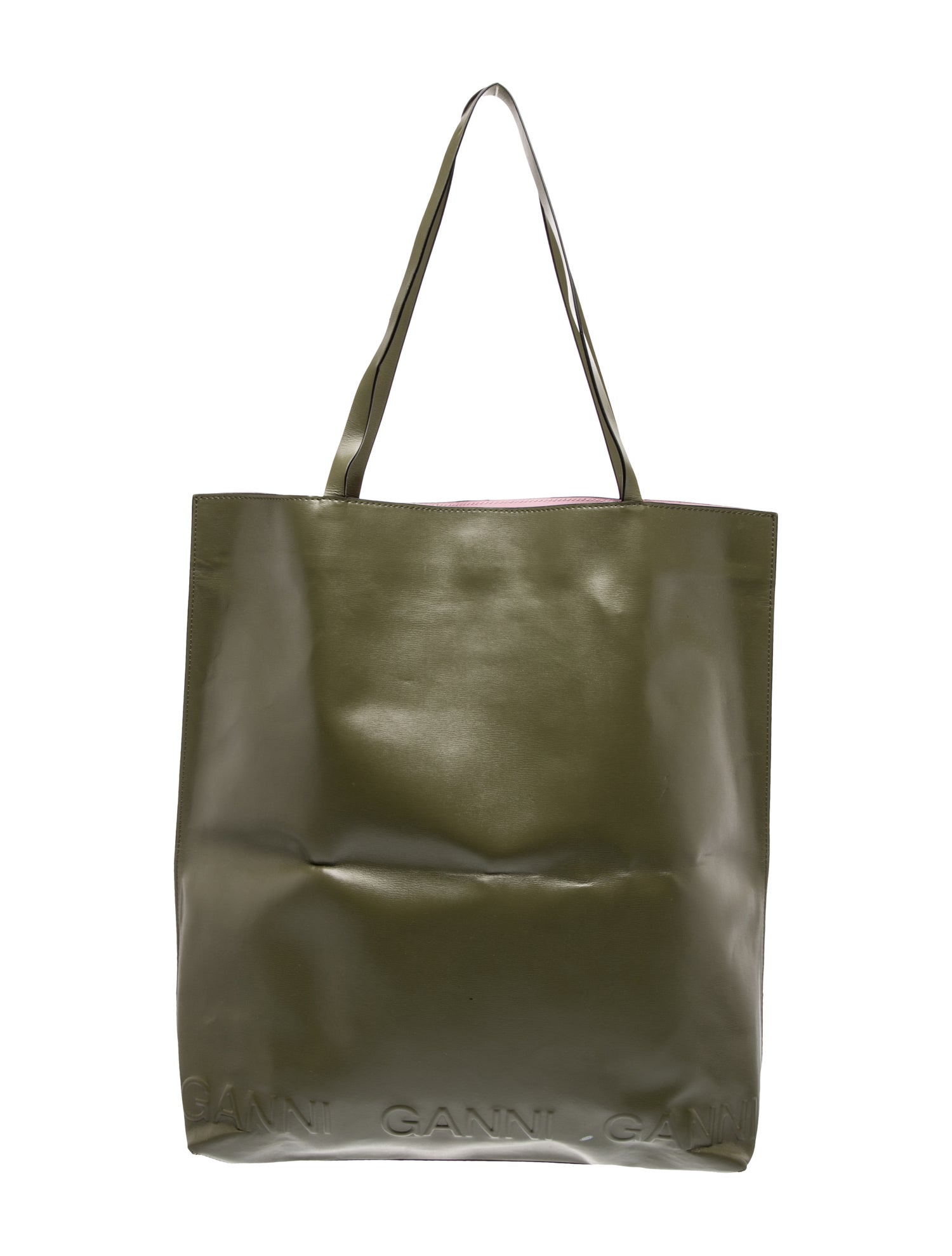 Ganni Leather Tote