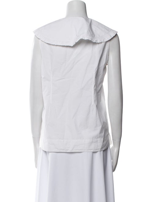 Ganni Sleeveless Button-Up Top