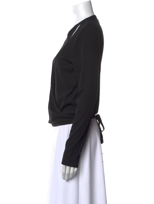 Ganni Scoop Neck Long Sleeve Sweatshirt