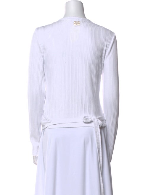 Ganni Crew Neck Long Sleeve Top