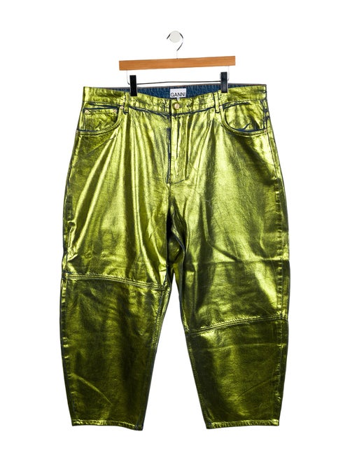 Ganni High-Rise Wide Leg Jeans