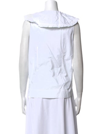 Ganni Sleeveless Button-Up Top