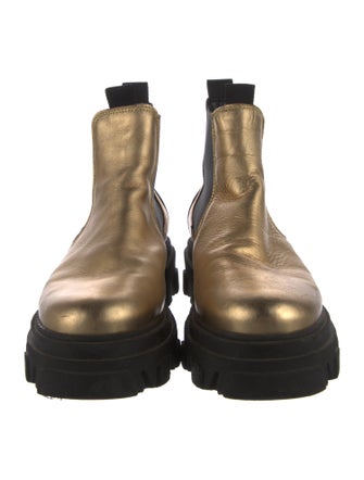 Ganni Leather Chelsea Boots