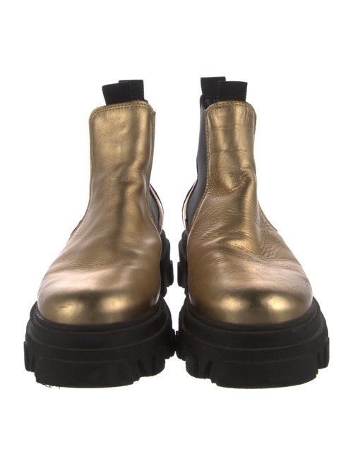 Ganni Leather Chelsea Boots