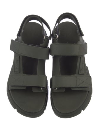 Ganni Rubber Slingback Sandals