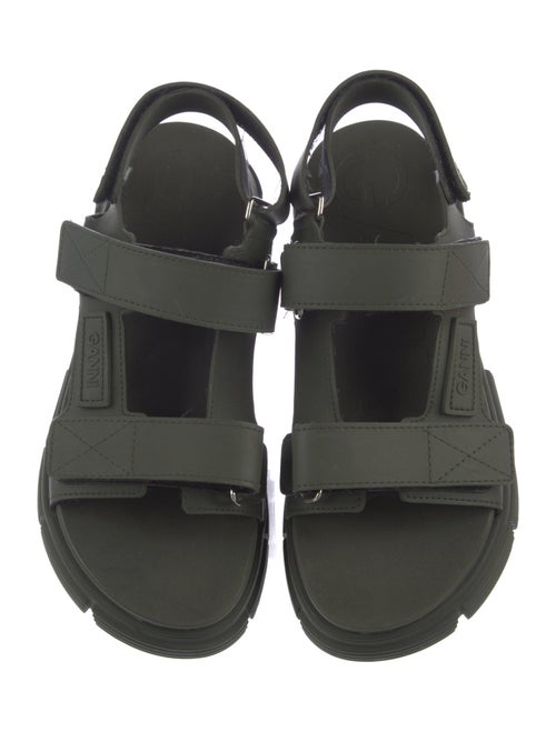 Ganni Rubber Slingback Sandals