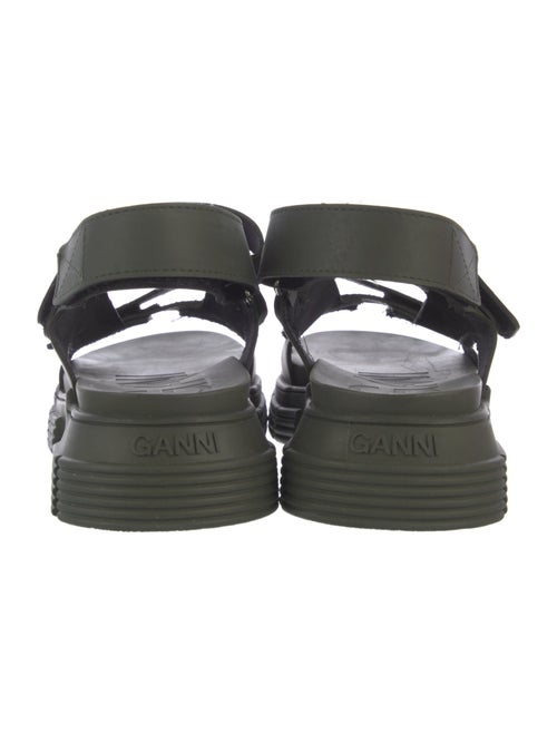 Ganni Rubber Slingback Sandals