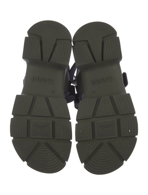 Ganni Rubber Slingback Sandals