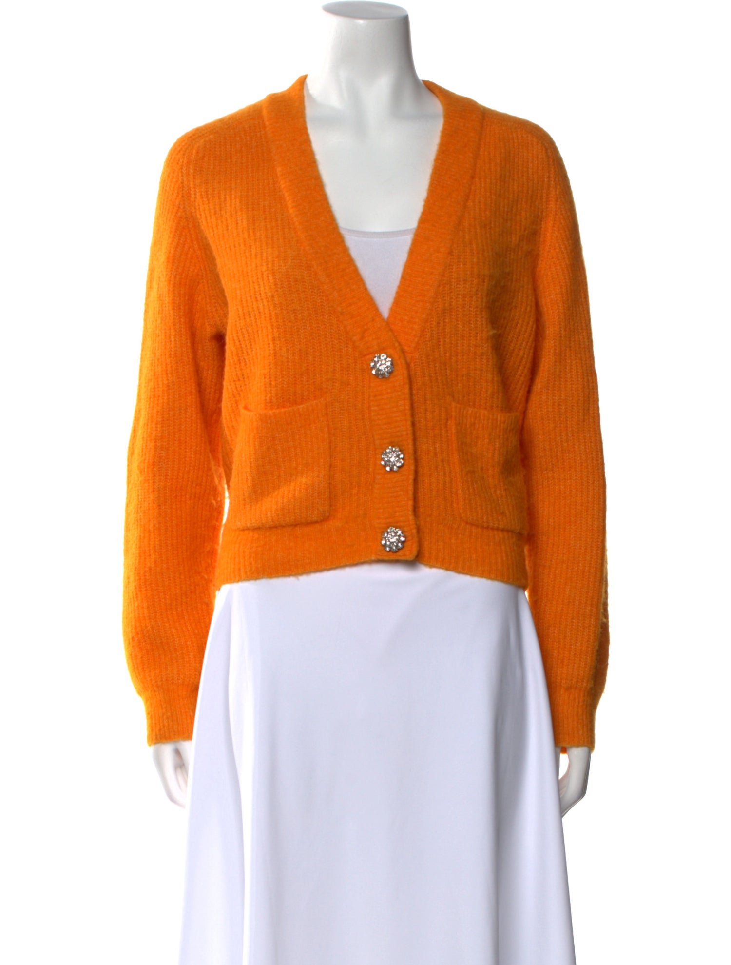 Ganni V-Neck Sweater