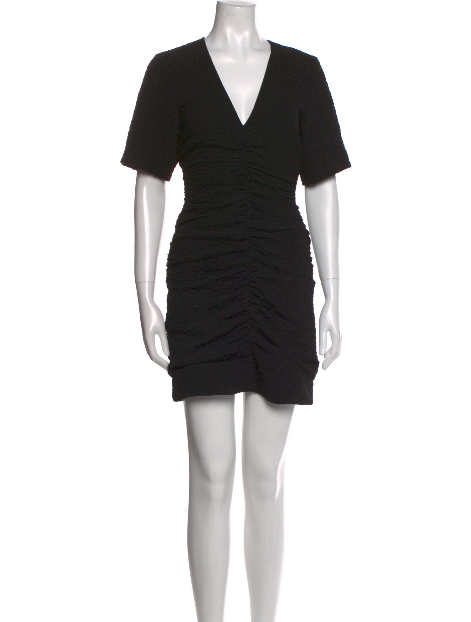 Ganni V-Neck Mini Dress