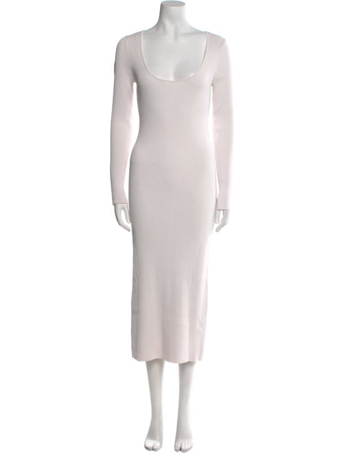 Ganni Scoop Neck Long Dress