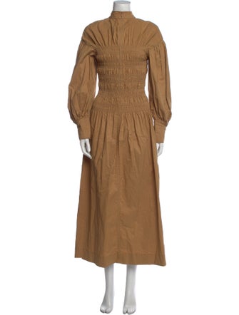 Ganni Turtleneck Long Dress
