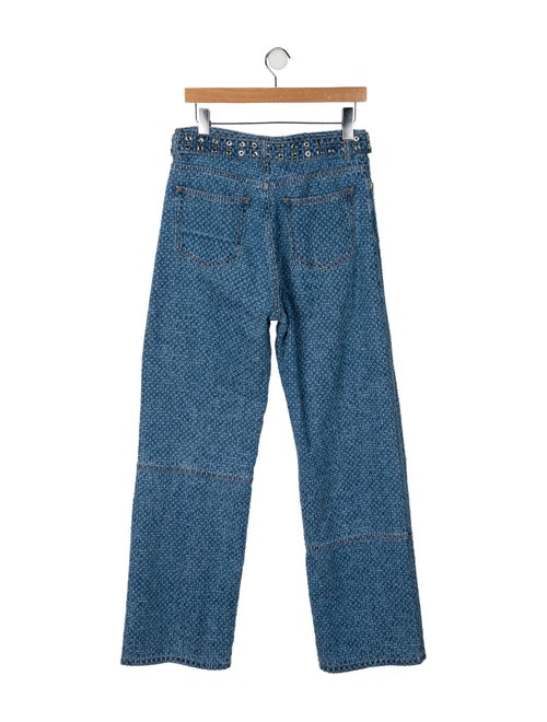 Ganni High-Rise Wide Leg Jeans