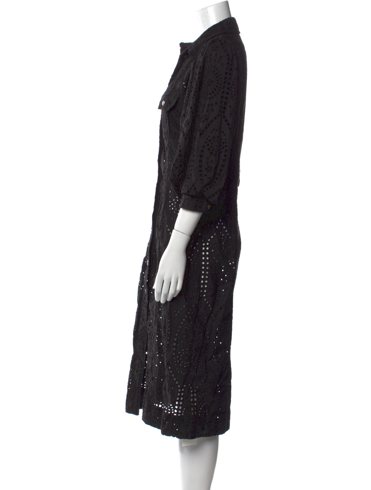 Ganni Printed Midi Length Dress