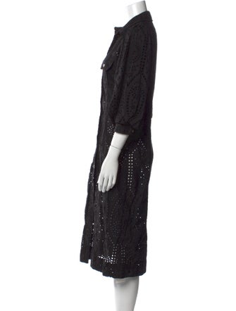 Ganni Printed Midi Length Dress