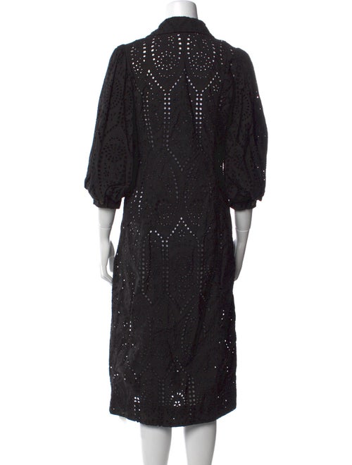 Ganni Printed Midi Length Dress