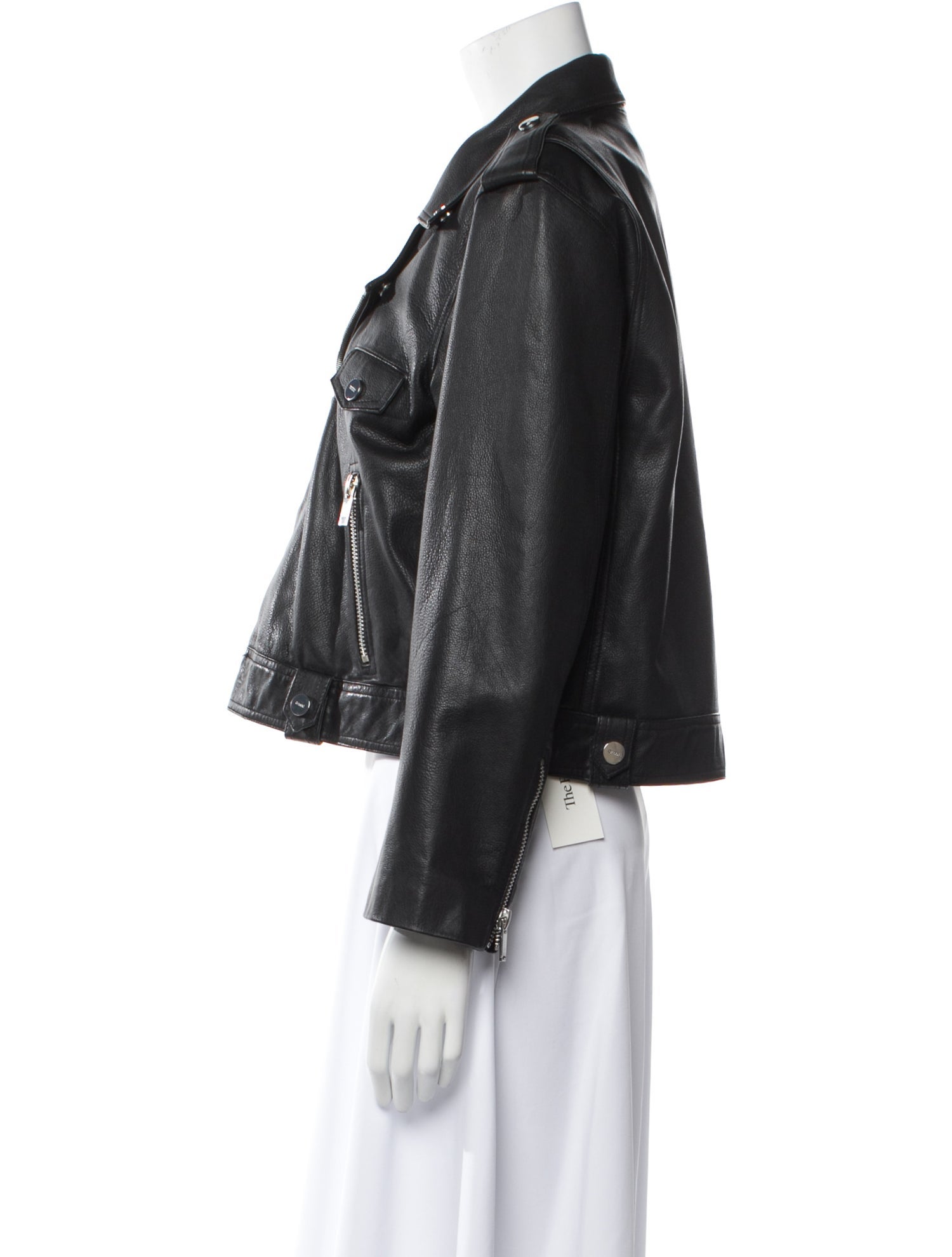 Ganni Leather Biker Jacket