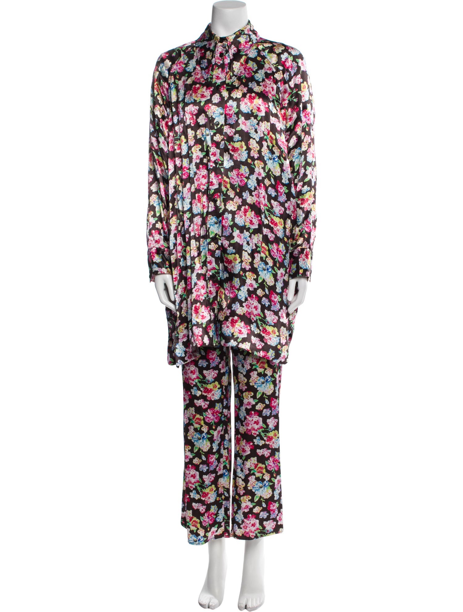 Ganni Floral Print Pant Set