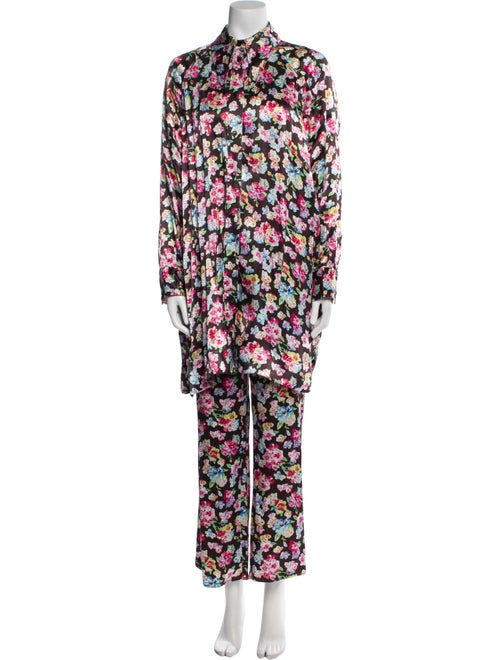 Ganni Floral Print Pant Set