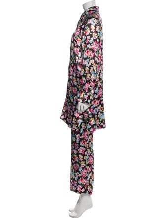 Ganni Floral Print Pant Set