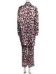 Ganni Floral Print Pant Set