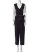 Ganni Plunge Neckline Jumpsuit